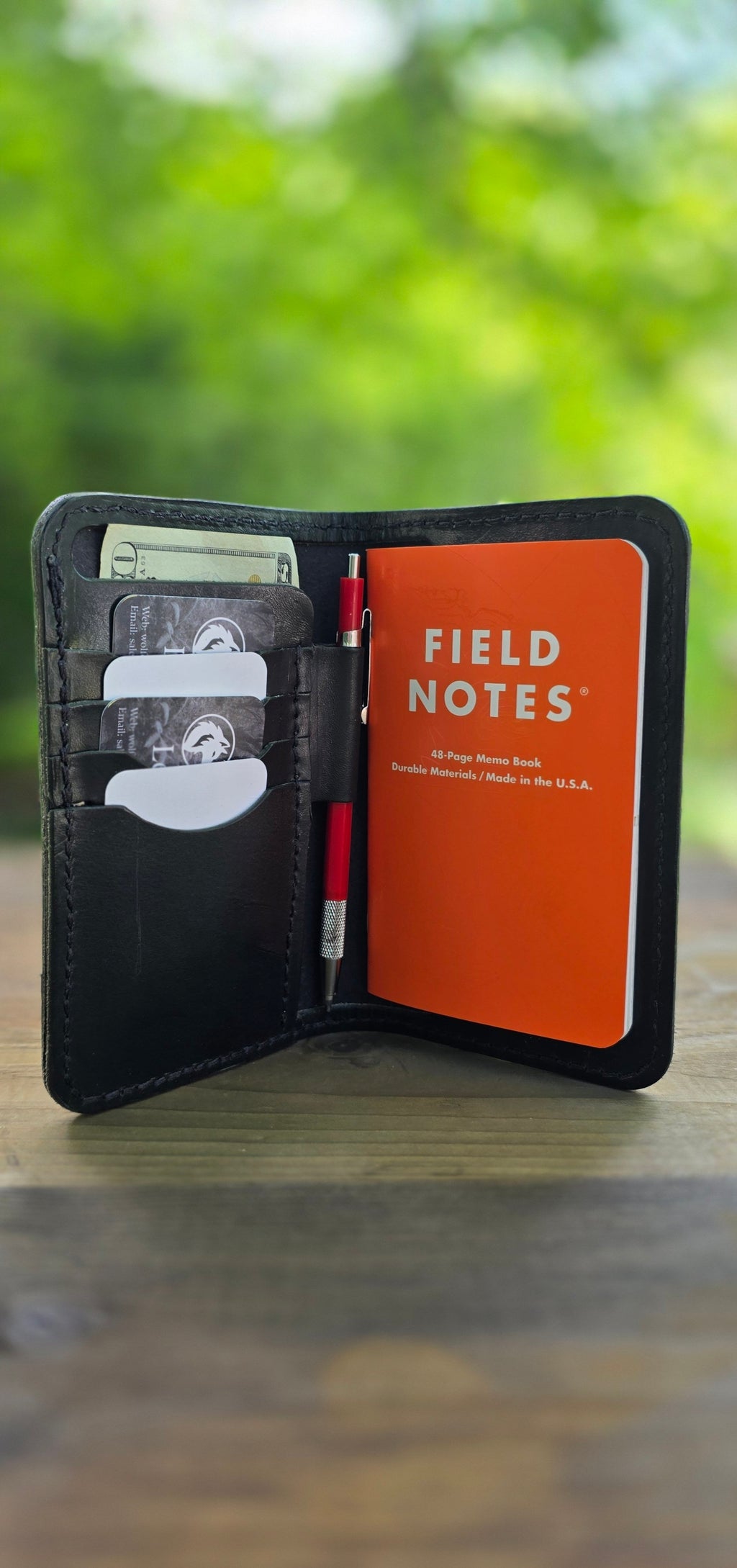 Leather Field Notes Wallet